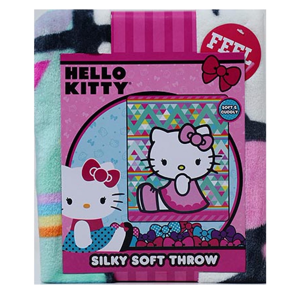 Hello Kitty Silky Soft Throw - Picture 2 of 7